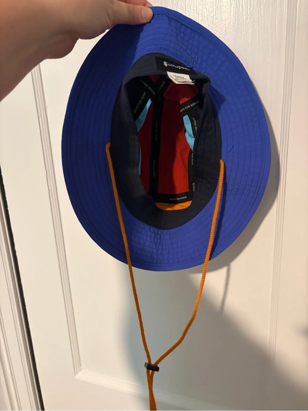 cotopaxi Kids Colorblock Bucket Hat - Orange/Red/Light Blue/Blue
